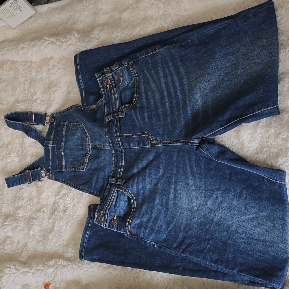 Overall XL 14/16 Women's Blue Denim Jeans